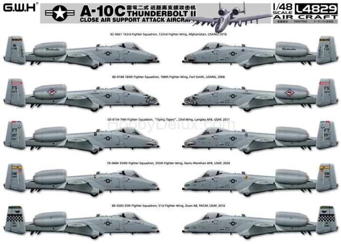 Американский штурмовик A-10C Thunderbolt II L4829