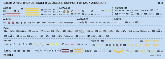 Американский штурмовик A-10C Thunderbolt II L4829