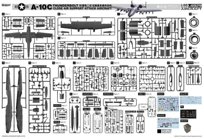 Американский штурмовик A-10C Thunderbolt II L4829