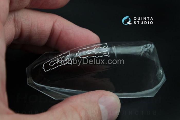 Набор остекления для модели Як-130 с дет.шнуром для модели фирмы Звезда QC72007