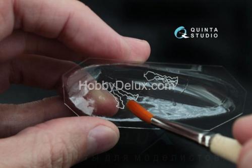 Набор остекления для модели Як-130 с дет.шнуром для модели фирмы Звезда