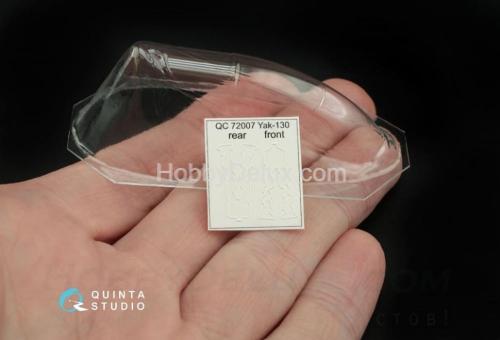 Набор остекления для модели Як-130 с дет.шнуром для модели фирмы Звезда