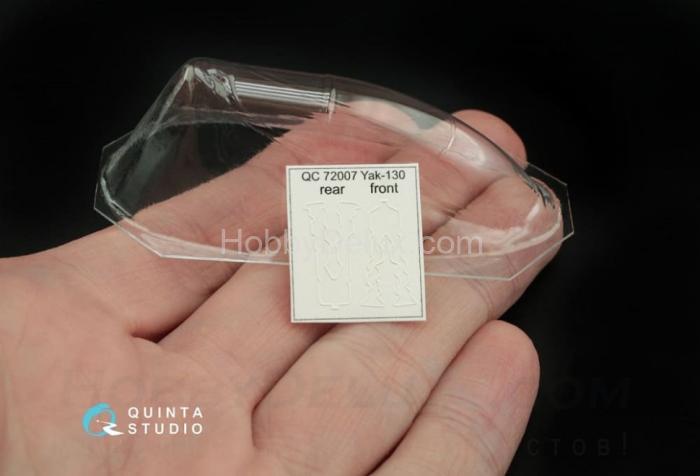 Набор остекления для модели Як-130 с дет.шнуром для модели фирмы Звезда QC72007