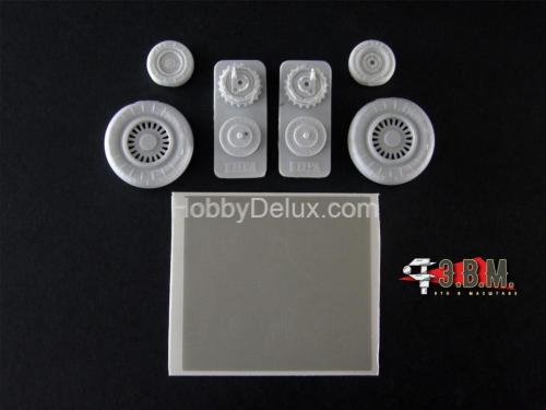 Миг-25 колеса шасси (тип-2) 1/72