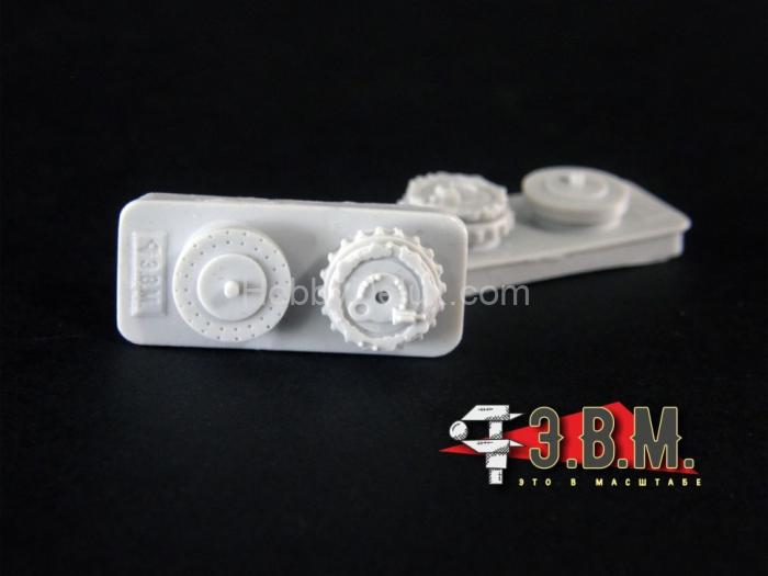 Миг-25 колеса шасси (тип-2) 1/72 RS72006