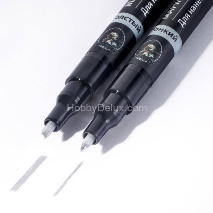 Маркер жидкий хром Jim Scale 2.5 мм (толстый) 03.025