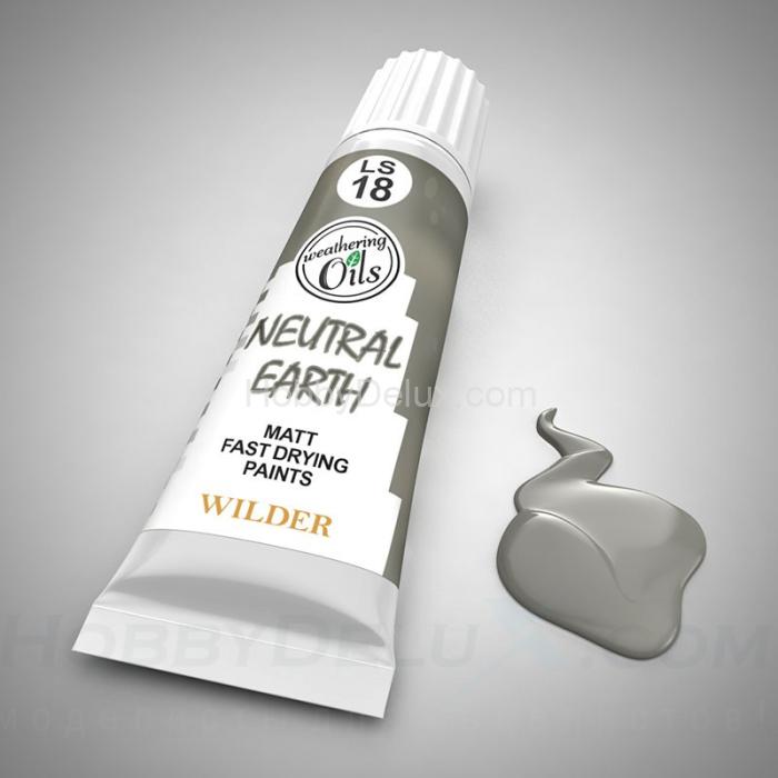 WILDER LS-18 Масляная краска - ЗЕМЛЯНОЙ НЕЙТРАЛЬНЫЙ HDF-LS-18