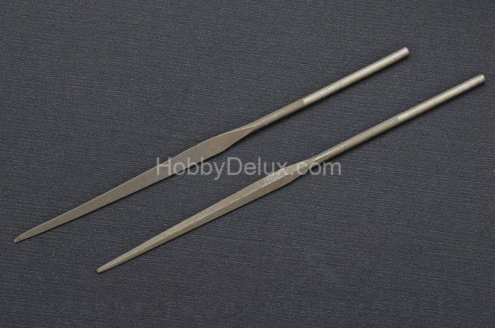 Надфиль трехгранный односторонний L=80, насечка №0, производство СССР FILE-L80-TRGO0