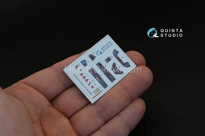 3D Декаль интерьера кабины FW 190D-9 для модели Eduard QD48139