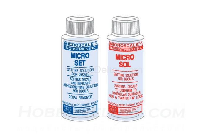 Набор жидкостей для декалей Micro Set + Sol Mi00