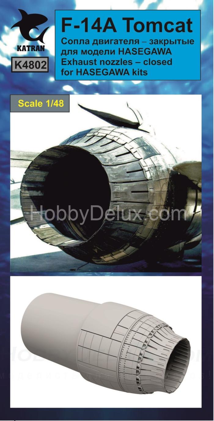 KATRAN 4802 Сопла двигателя F-14A Tomcat (закрытые) KAT4802