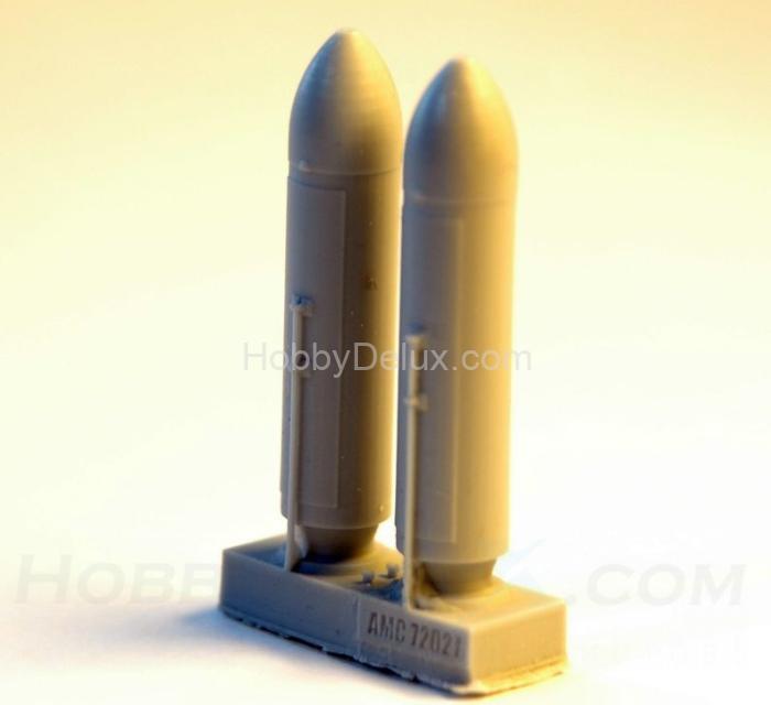 РБК-500 АО-2,5 РТМ, разовая бомбовая кассета калибра 500 кг (в комплекте две РБК-500). AMC72027