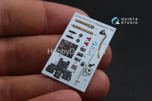 3D Декаль интерьера кабины Ki-61-I для модели Hasegawa