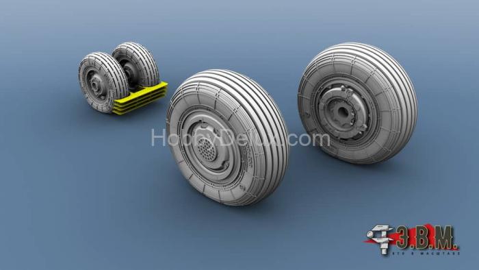 Су-33 колеса шасси 1/72 RS72008