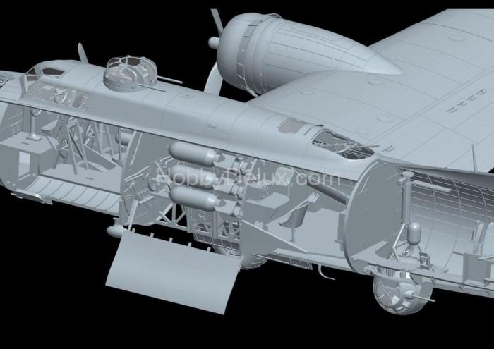Сборная модель B-17F Flying Fortress 01F002