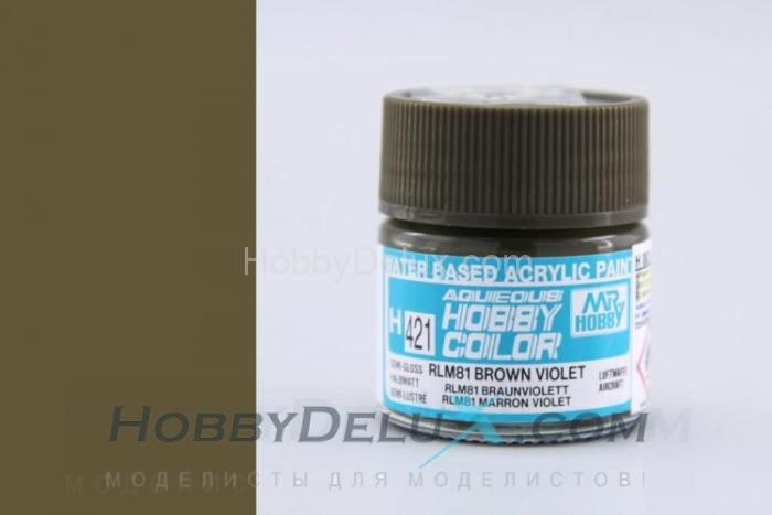 Краска акриловая Hobby Color - H421 RLM81 Brown Violet H421