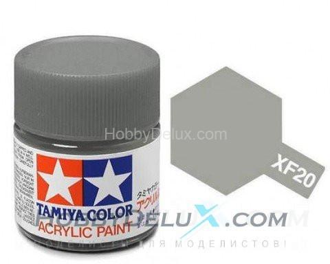 Краска акриловая Tamiya - XF-20 Medium Grey (Средне-серая) 81720
