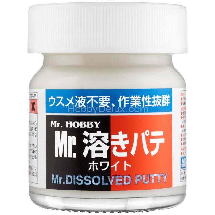Mr.Hobby P-119 Шпаклевка жидкая Mr.DISSOLVED PUTTY, 40 мл. P-119