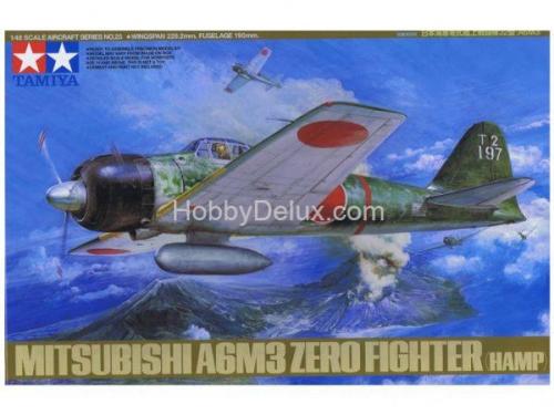 Японский истребитель Mitsubishi А6М3 Type 32 Zero Fighter (Hamp)