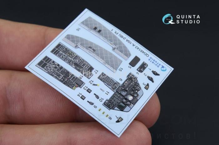 3D Декаль интерьера кабины A-10A для модели HobbyBoss QD48143