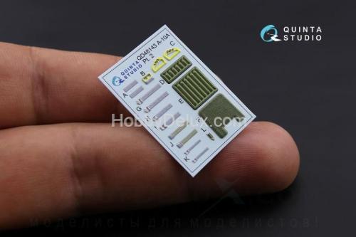 3D Декаль интерьера кабины A-10A для модели HobbyBoss