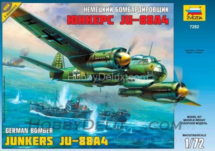 Нем. бомбардировщик "Ju-88А4" ZV7282