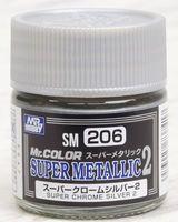 Краска Mr.Color - SM206 Super Chrome Silver 2