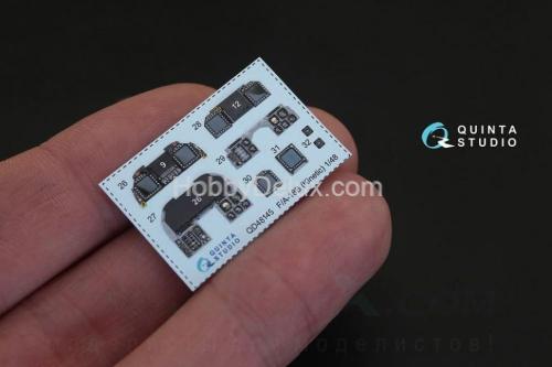 3D Декаль интерьера кабины F/A-18B для модели Kinetic