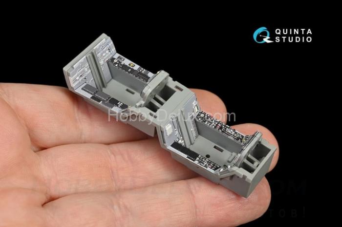 3D Декаль интерьера кабины F/A-18B для модели Kinetic QD48145