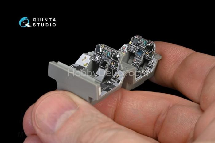 3D Декаль интерьера кабины F/A-18B для модели Kinetic QD48145