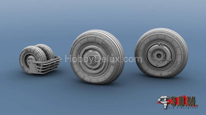 Су-35 колеса шасси 1/72 RS72010