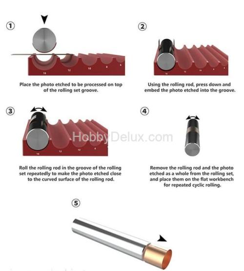 DSPIAE AT-RS Набор инструментов для закругления фототравления