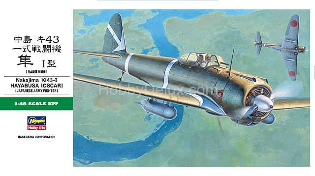 Hasegawa 19180 Истребитель армии Японии NAKAJIMA Ki43-I HAYABUSA (OSCAR) JT80