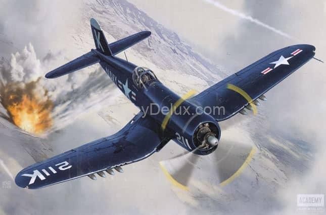 Academy 12353 1/48 Американский истребитель Vought F4U-4 Corsair - Battle of Jangjin Reservoir 12353