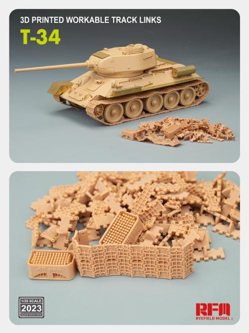 Рабочие траки для советского танка Т-34 (3D печать)