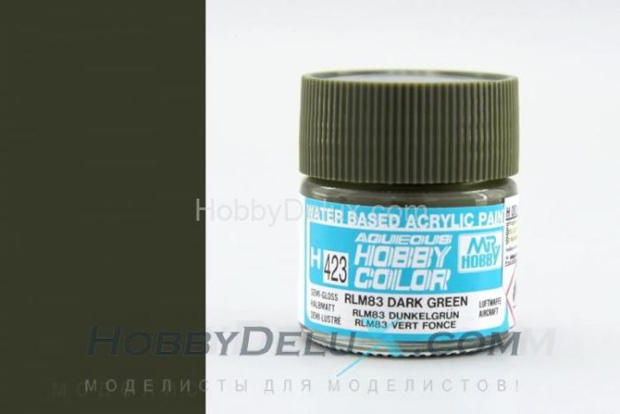 Краска акриловая Hobby Color - H423 RLM83 Dark Green H423