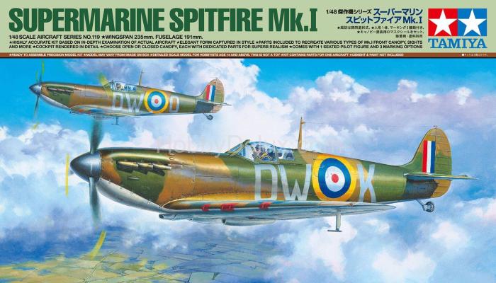 Британский истребитель Supermarine Spitfire Mk.I 61119