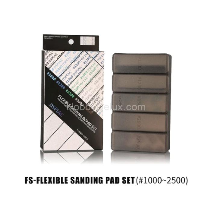 FS-S02 DSPIAE Набор гибкой наждачной бумаги #1000-2500 (5+30 шт.) FS-S02