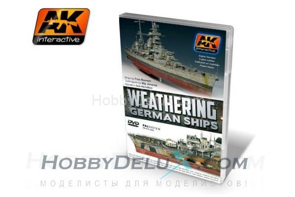DVD Weathering German Ships - Везеринг немецких кораблей AK-650dvd