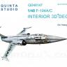 3D Декаль интерьера кабины F-104A/C для модели Hasegawa QD48147
