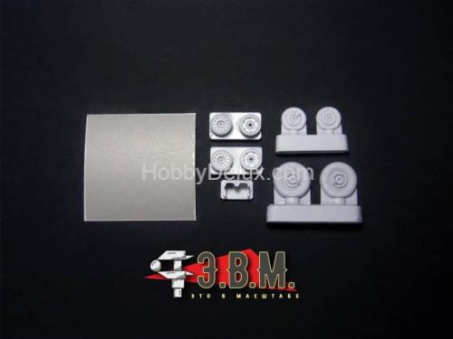 Миг-29 СМТ колеса шасси (два вида ступиц)1/72