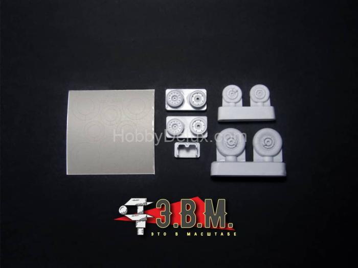 Миг-29 СМТ колеса шасси (два вида ступиц)1/72 RS72012