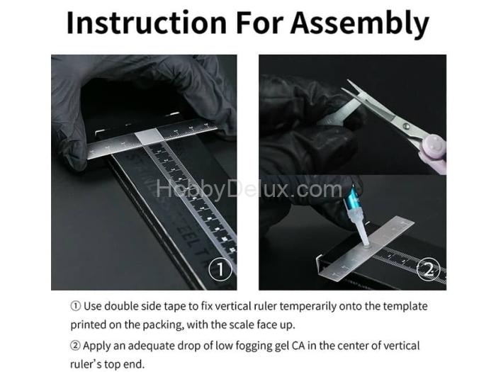 DSPIAE SST-01 Т-образная линейка из нержавеющей стали SST-01