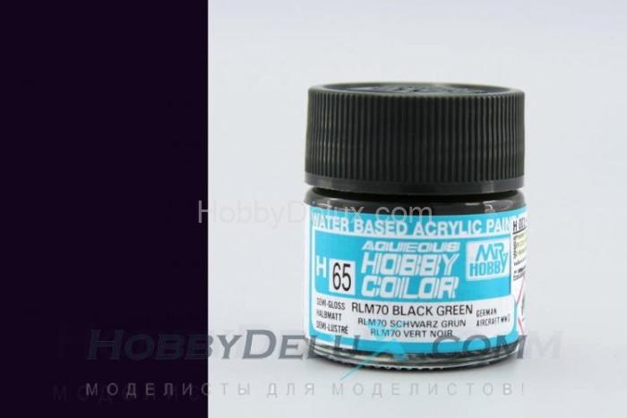 Краска акриловая Hobby Color - H065 RLM70 Black Green H65