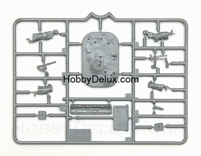 Немецкий 81-мм миномет с расчетом (зима) ZV6209