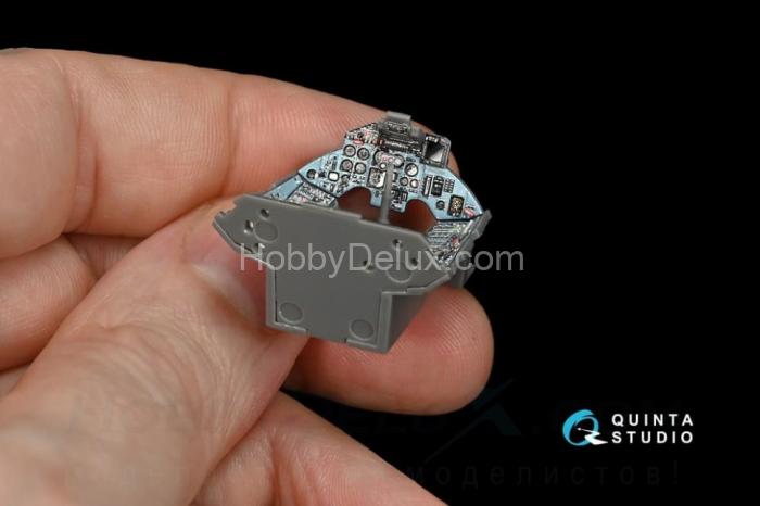 3D Декаль интерьера кабины Су-27 для модели GWH QD48148