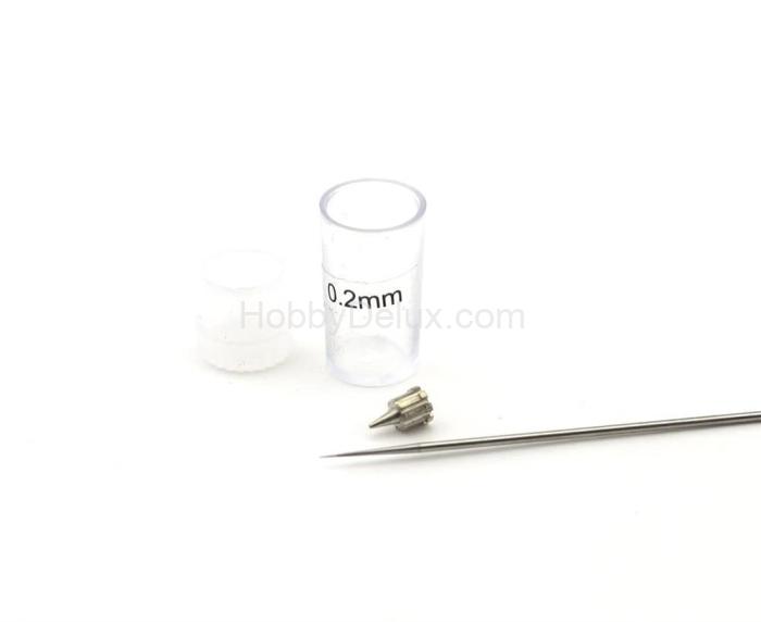 Ремкомплект для аэрографов аэрографов 80-й серии 0,2 мм (игла высокопрочная, сопло) JAS5542