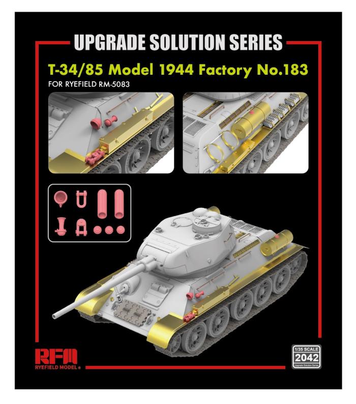 RFM (RYEFIELD MODEL) RM2042 1:35 Набор фототравления для советского танка Т-34/85 обр. 1944 года (артикул 5083)