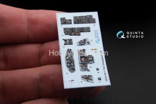 3D Декаль интерьера кабины F-104J для модели Hasegawa