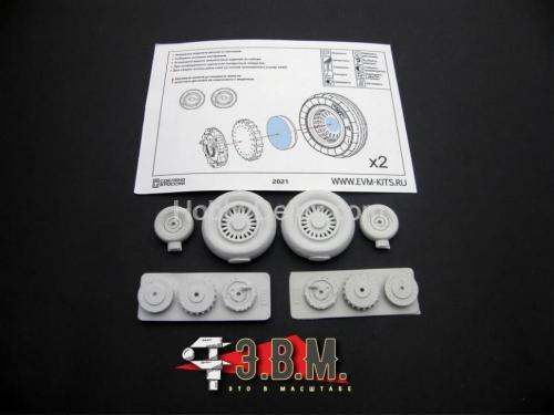 Миг-25 колеса шасси (тип-1) 1/48